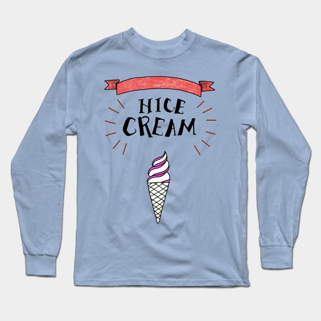 Nice cream Long Sleeve T-Shirt by DarkoRikalo86